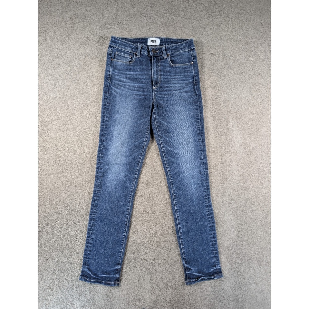 Paige Jeans Womens Size 27‎ Mid Rise Denim Skinny Med Wash